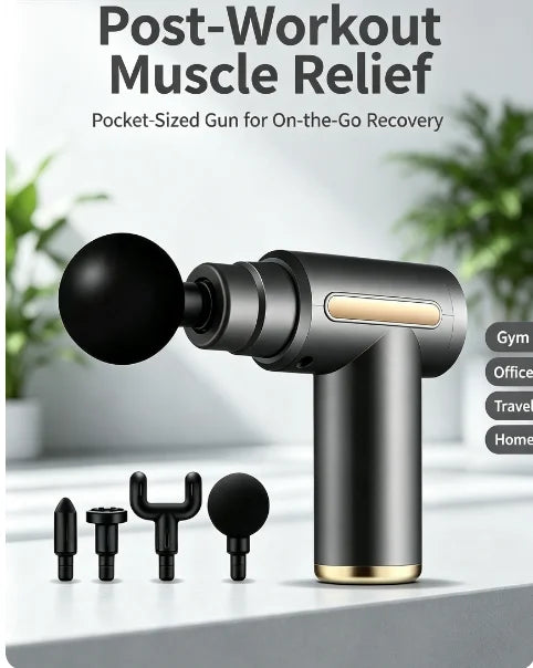 Pistola de Masaje Muscular Profundo y Recuperación