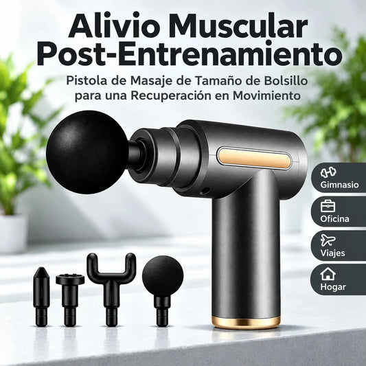 Pistola de Masaje Muscular Profundo y Recuperación